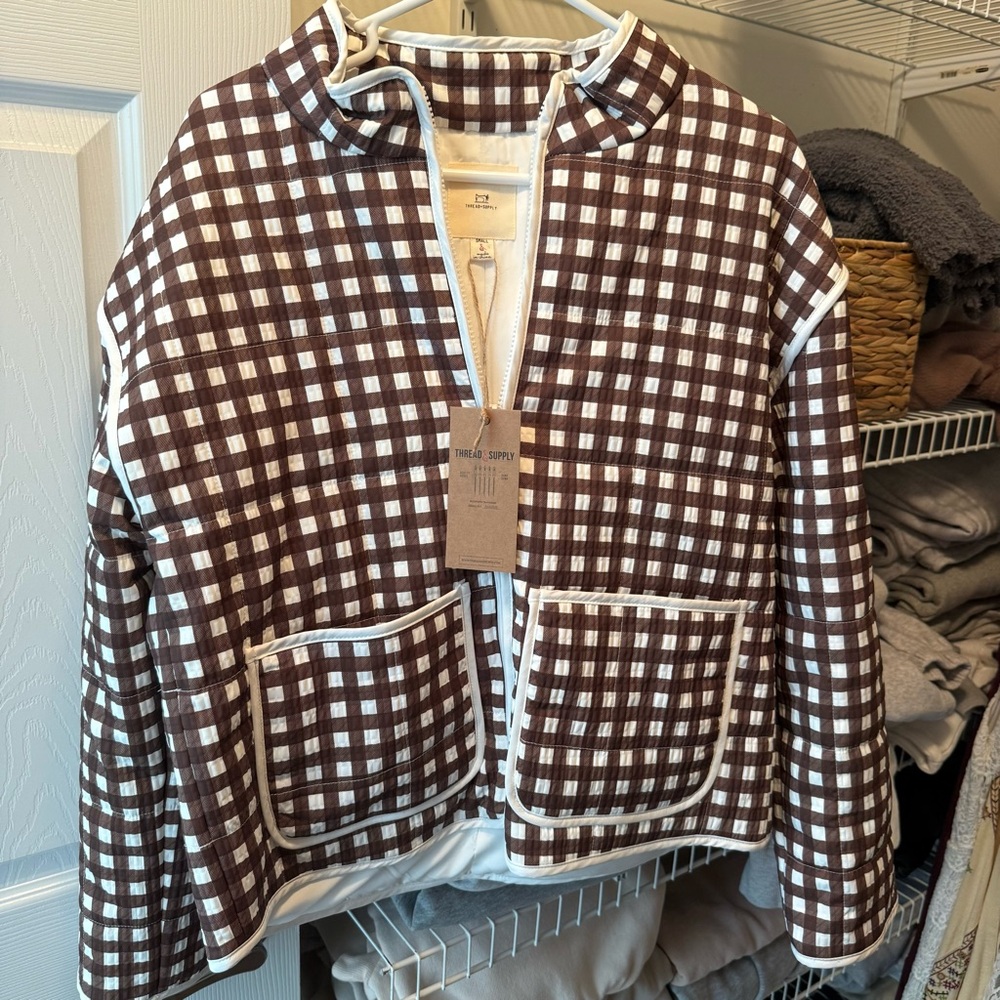 Gingham Jacket! NWT - image 1
